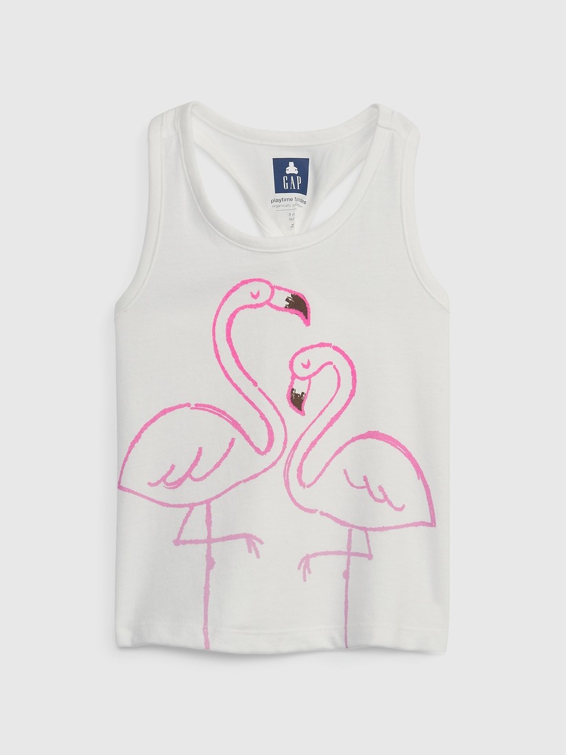 GAP Kids organic tank top with print - Girls