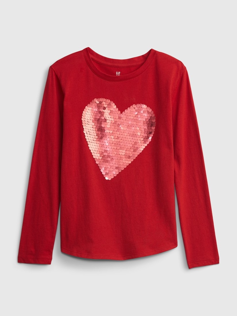 GAP Children's T-shirt with sequins - Girls