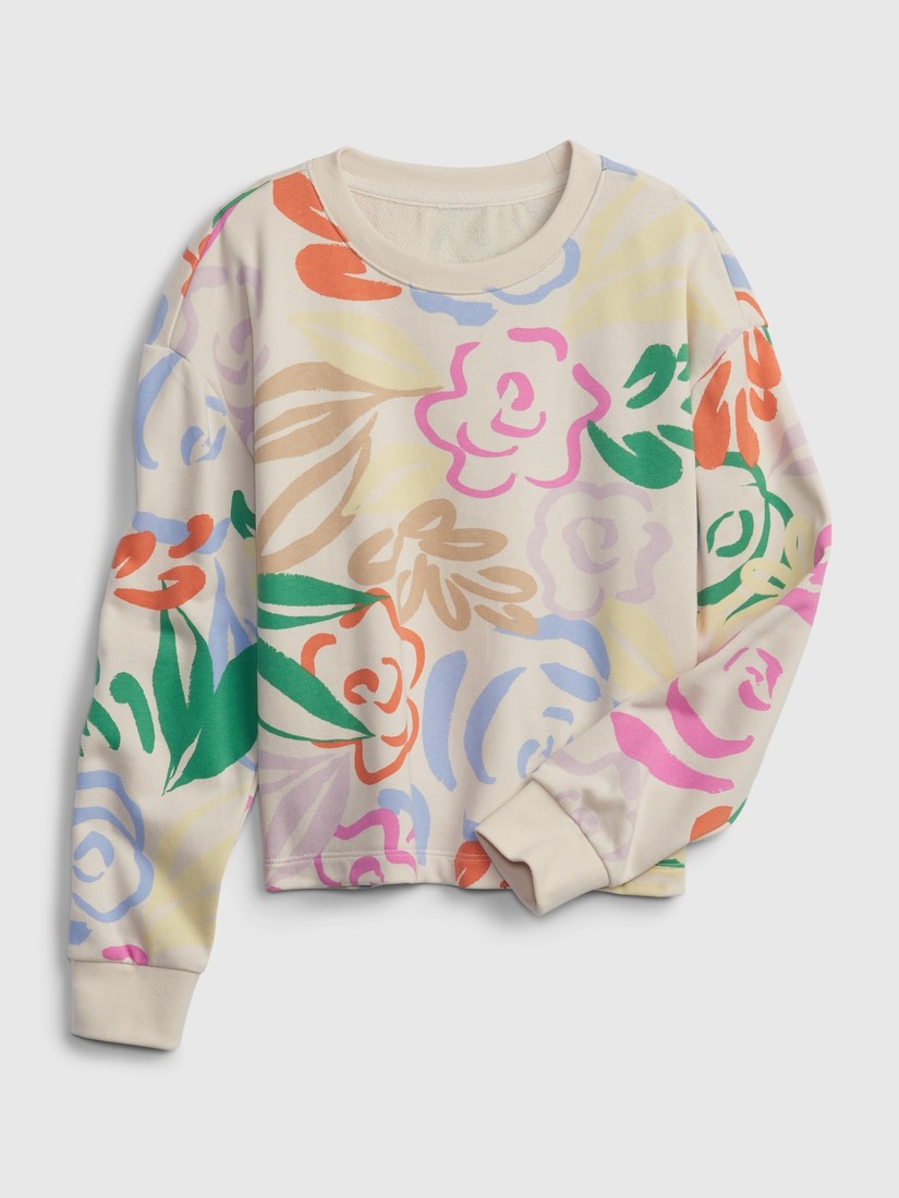 GAP Kids sweatshirt floral - Girls