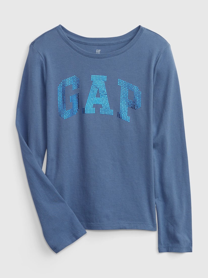 Children's organic T-shirt with GAP logo - Girls