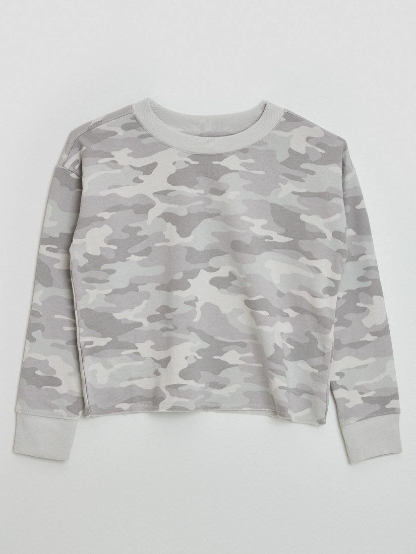 GAP Kids sweatshirt with camouflage pattern - Girls