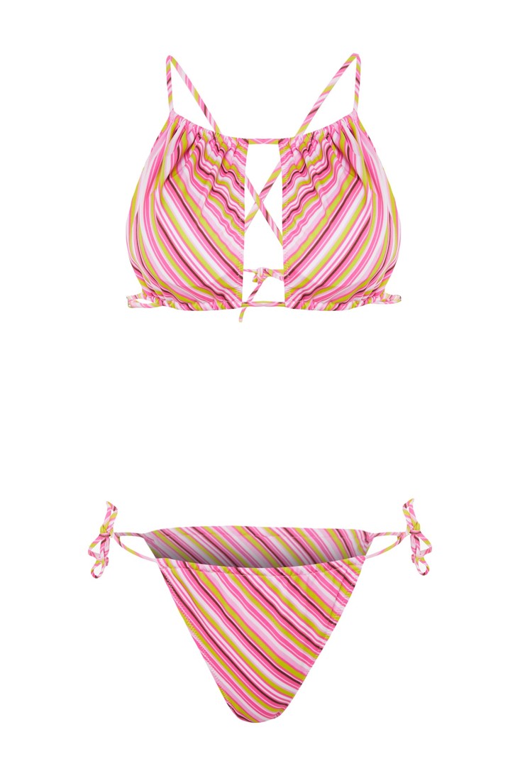 Trendyol Bikini Set - Multi-color - Striped