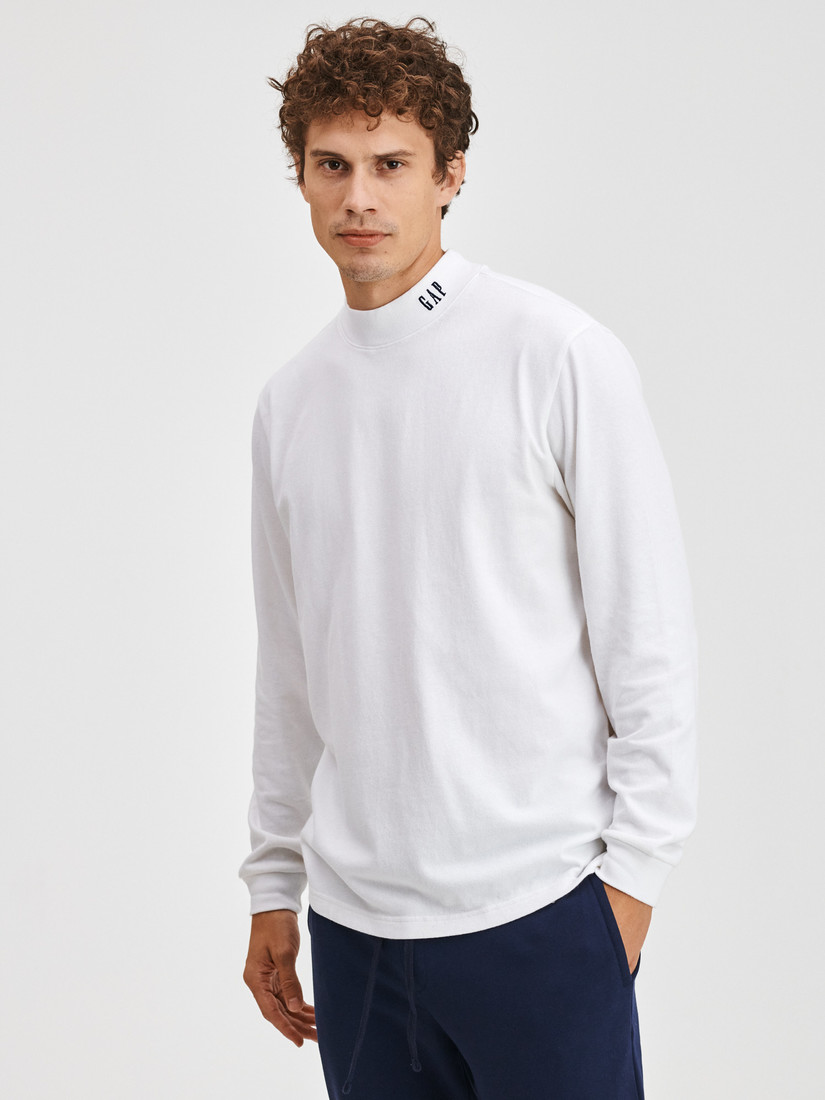 GAP Cotton T-Shirt logo mock - Men