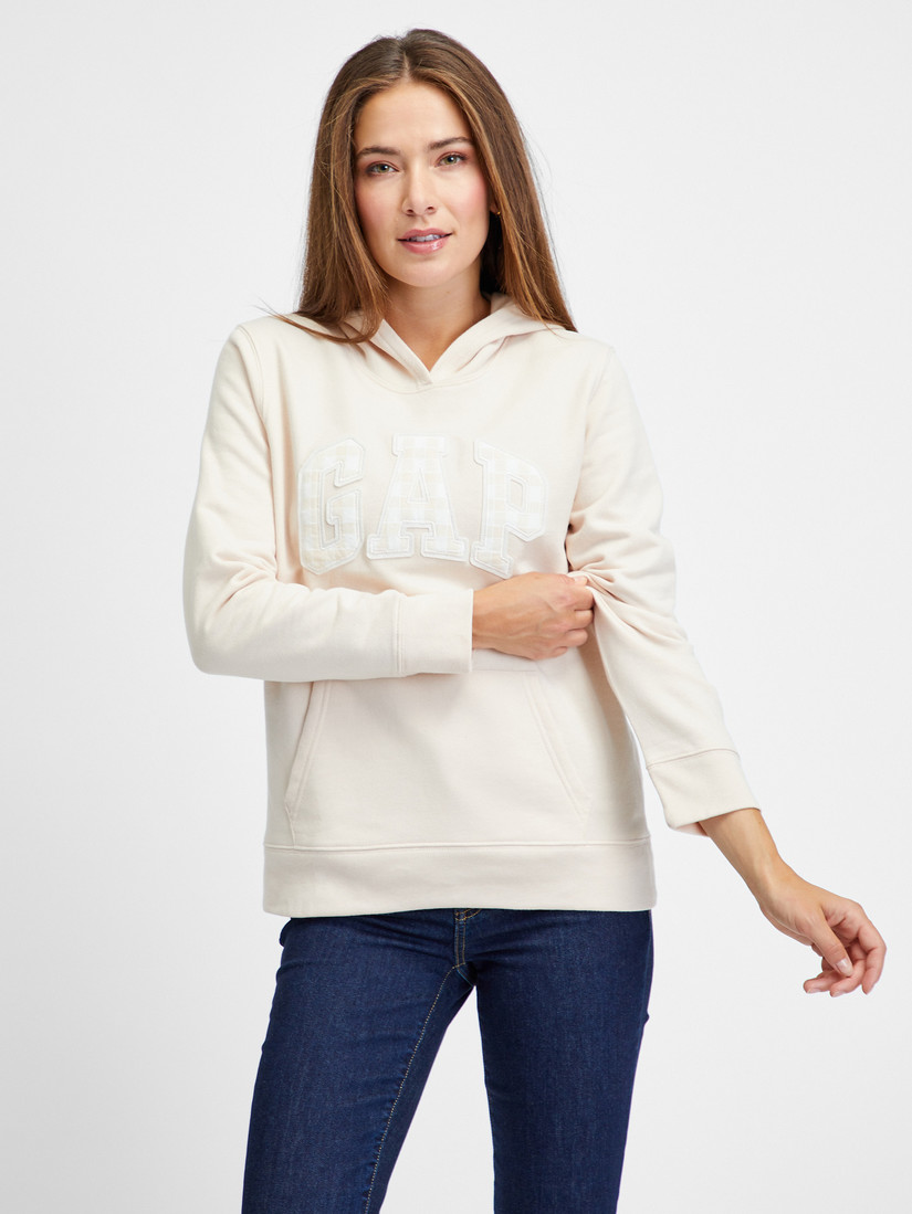 GAP Sweatshirt with logo and hood - Women