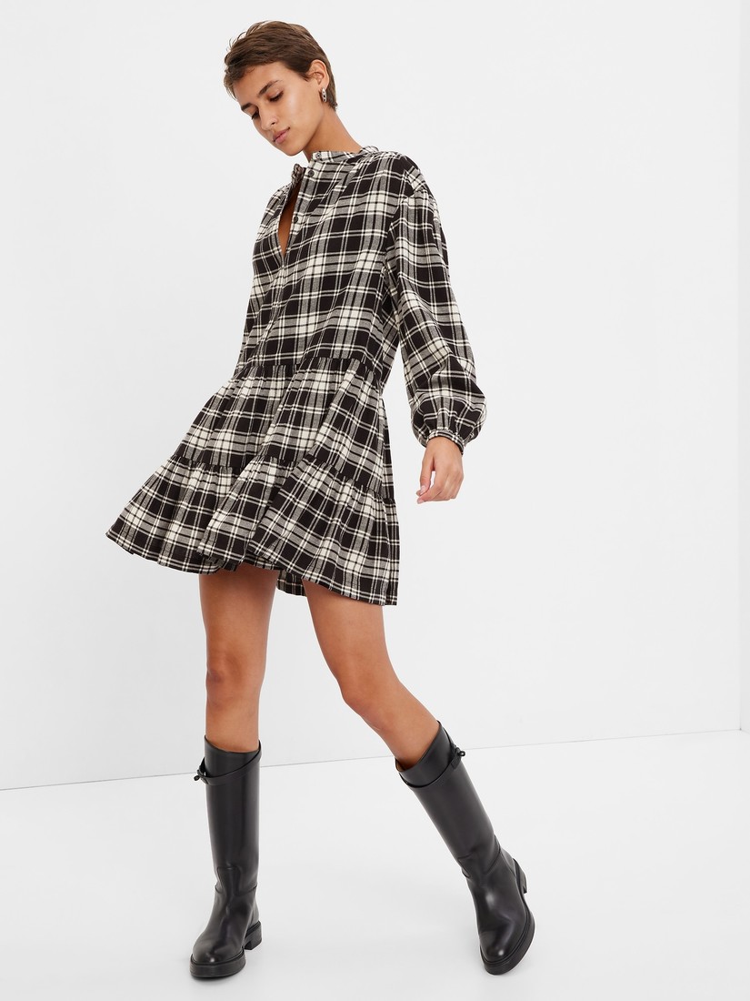 GAP Checkered Mini Dress - Women