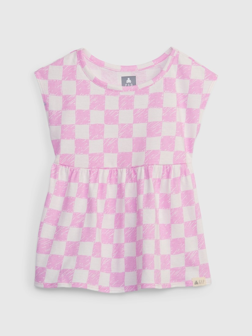 GAP Kids top chessboard organic - Girls