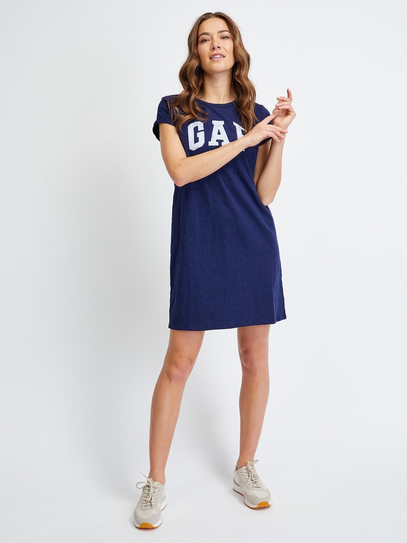 T-shirt dress with GAP logo - Women