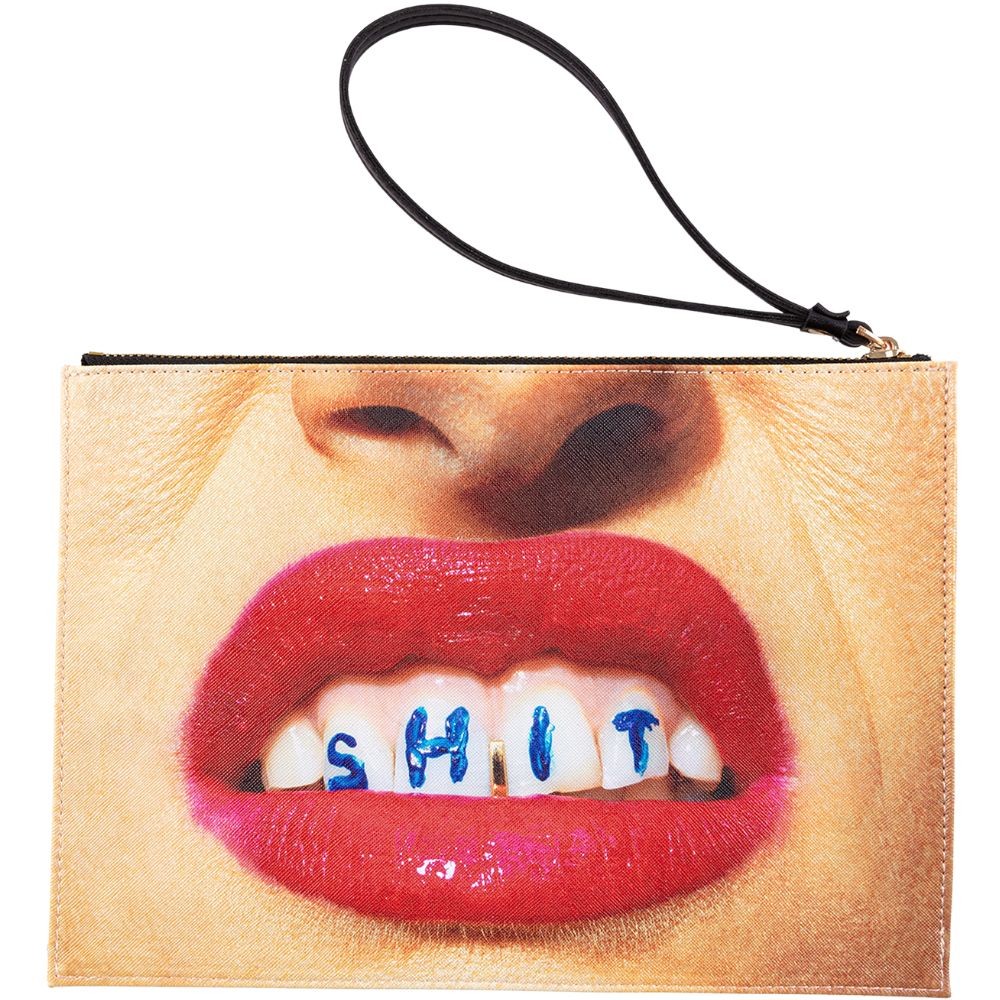 Taška TOILETPAPER SHIT Seletti 28 x 20 cm oranžová