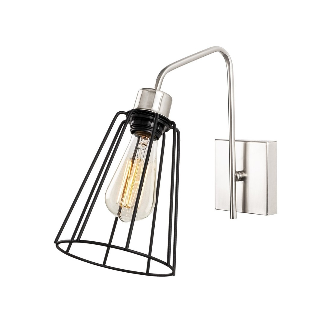 Nástěnná lampa Ve II černá