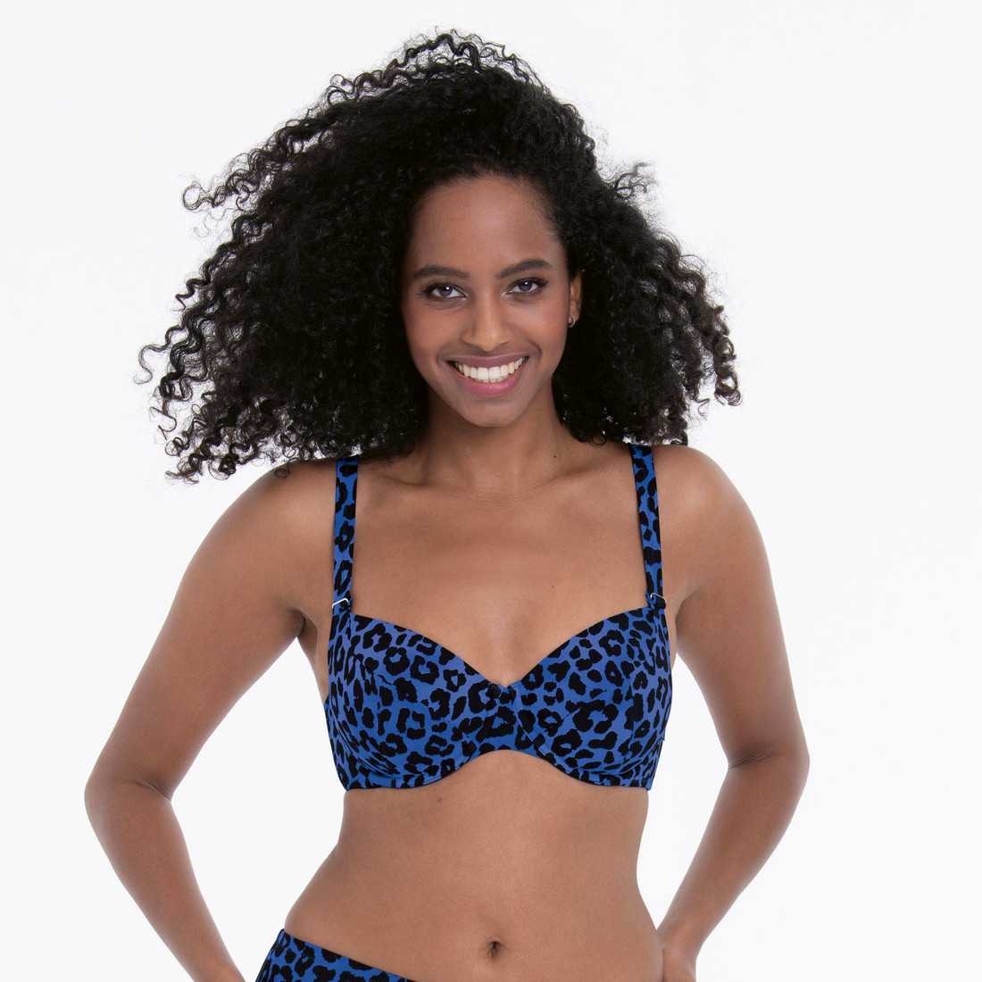 Style Luna Top Bikini - horný diel 8717-1 fusion blue - RosaFaia 389 fusion blue 36C