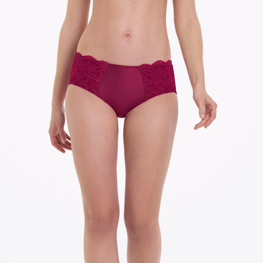 Oroly vyššie nohavičky 1382 cherry red - Anita Classix 114 cherry red 36