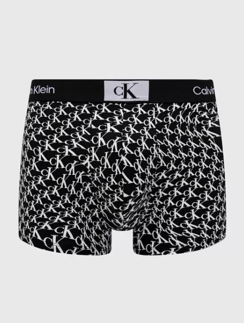 Pánské boxerky NB3403A  ACR černá/bílá - Calvin Klein M černá/bílá