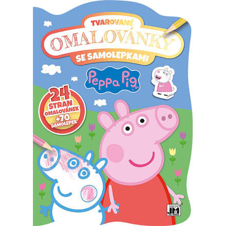 JIRI MODELS Tvarované omaľovánky/ Peppa