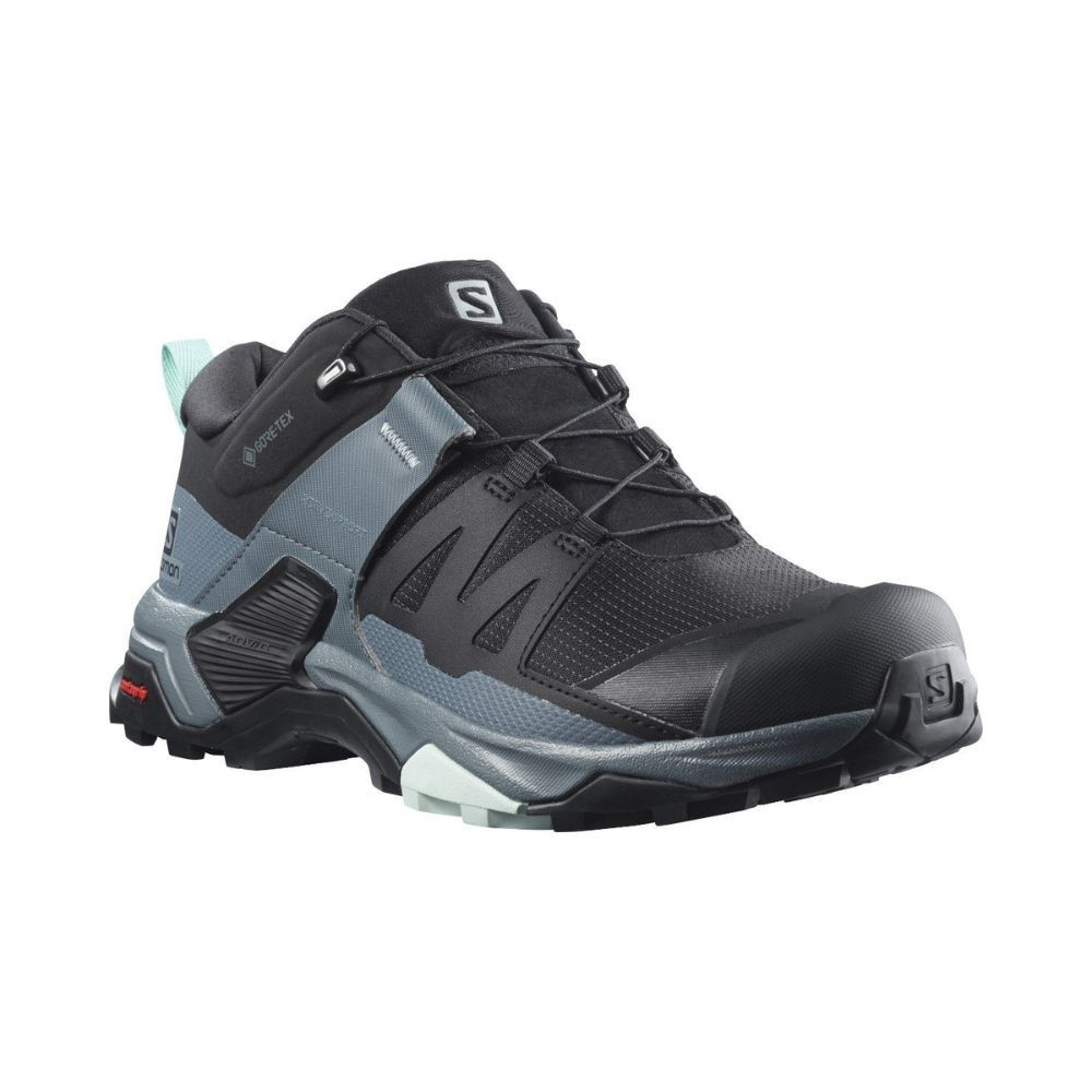 Turistická obuv SALOMON X Ultra 4 GTX W Black/StoWea/Opal blue Čierna 38