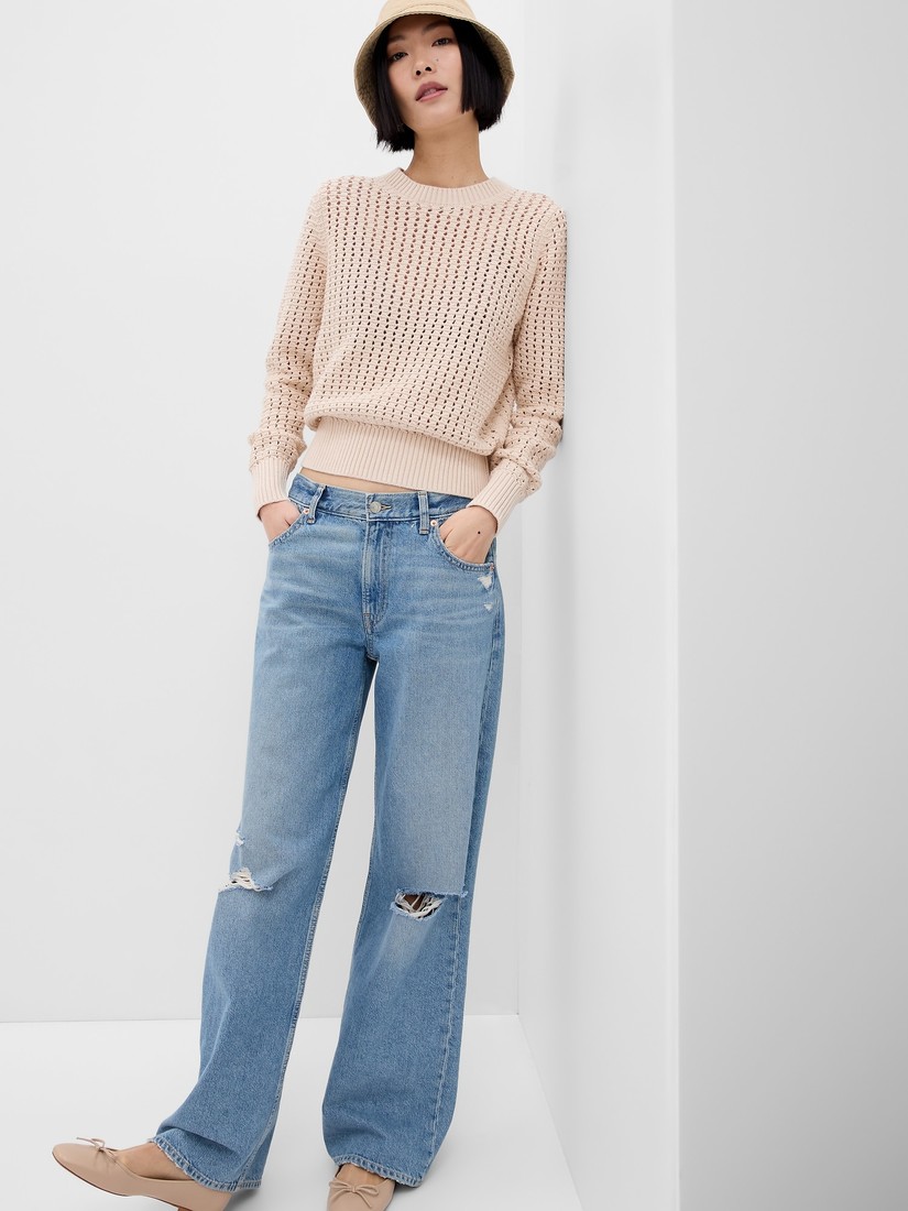 GAP Crochet Sweater - Women