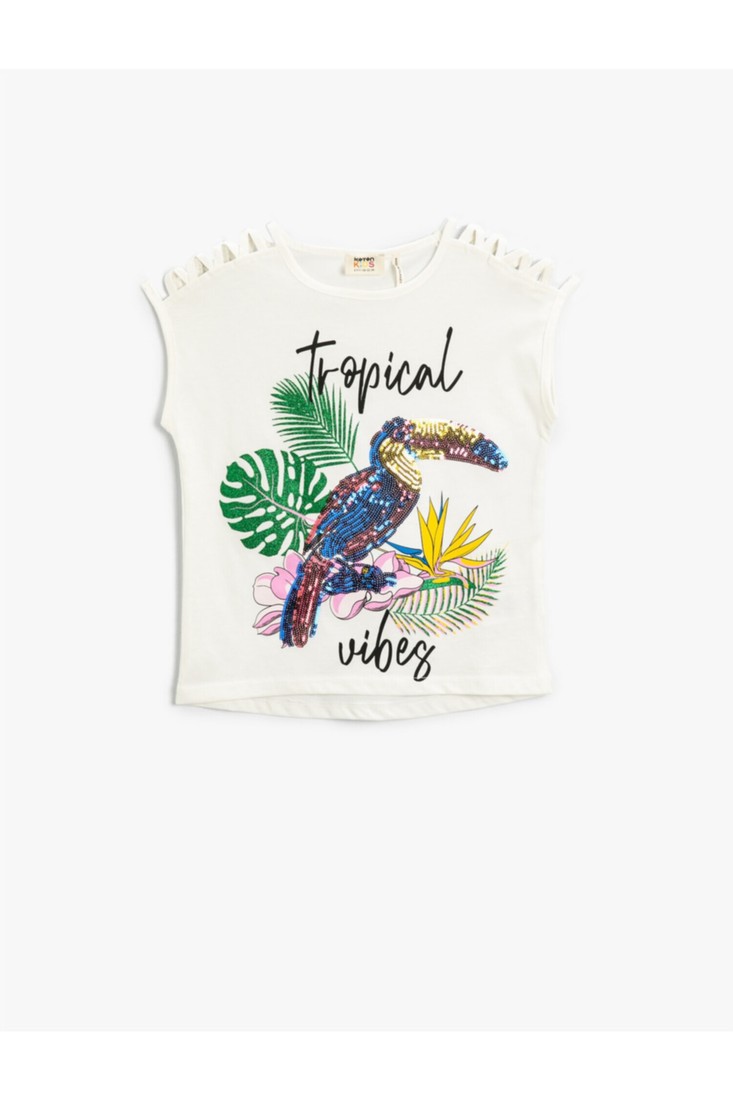 Koton T-Shirt - White - Loose
