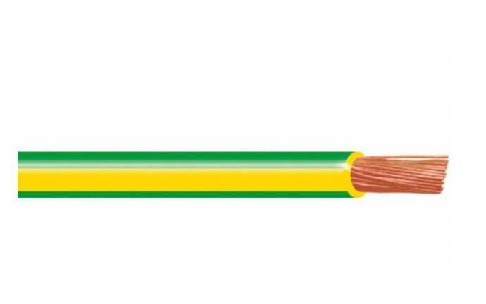 Solar DE Solární ZEMNÍCÍ kabel H07V-K CYA 16mm žluto-zelený, CZ výroba, cena za 500m
