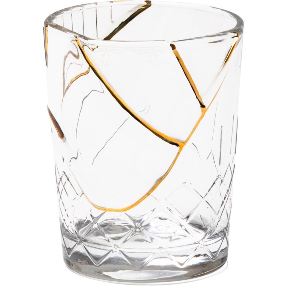 Sklo KINTSUGI 1 Seletti 10 cm číre