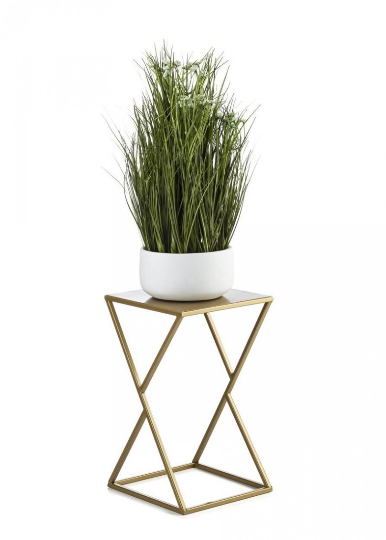 Stojan na květiny LOFT 23,5 cm zlatý