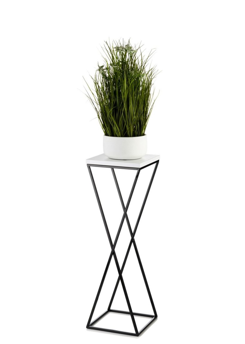 Stojan na květiny Loft 24 cm černý