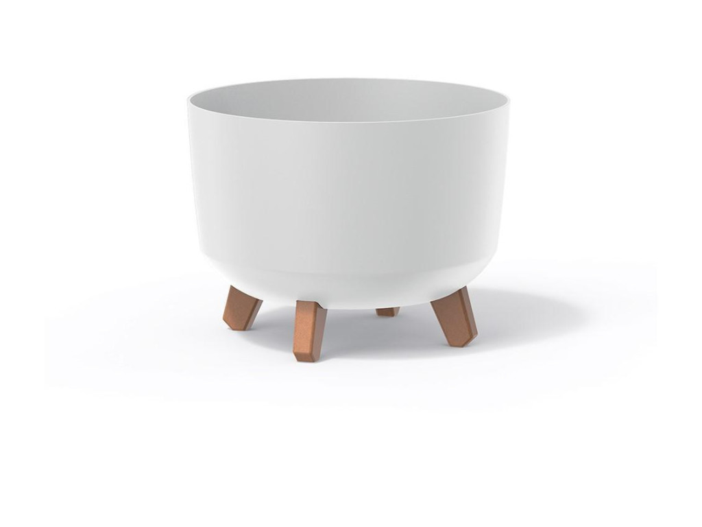 MAKRO - Kvetináč Gracia 29,5cm biely