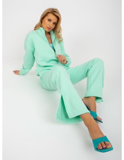 Dámska súprava trojdielna tepláková s topom MARTHA mätová