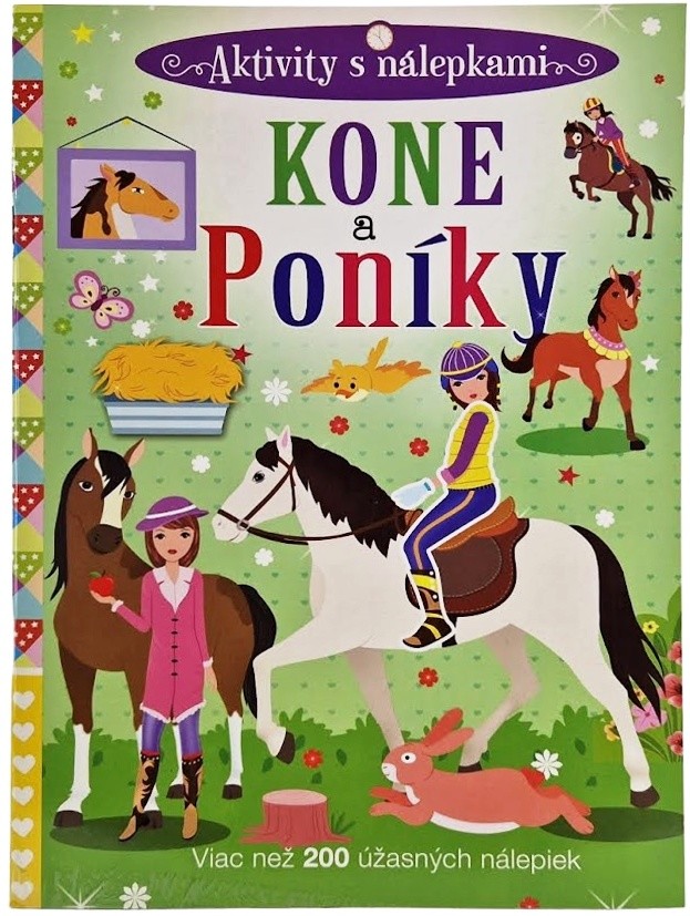 Kone a Poníky Aktivity s nálepkami 200+