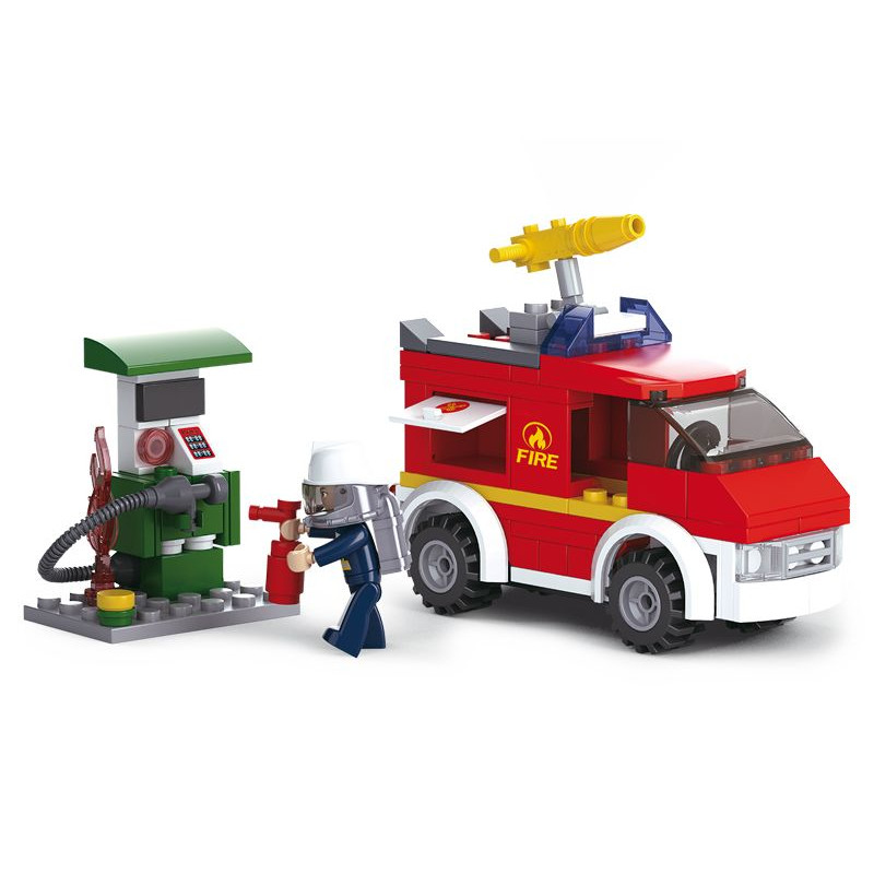 Stavebnice Sluban Fire Rýchly zásahový voz M38-B0623
