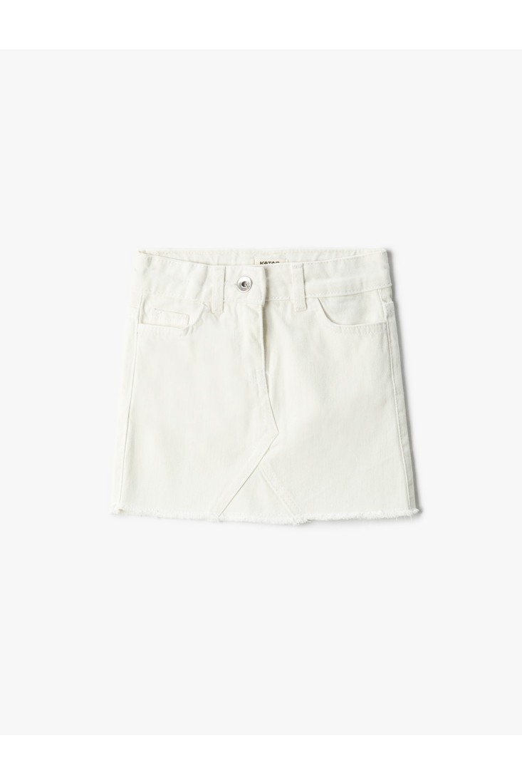 Koton Skirt - Ecru - Mini