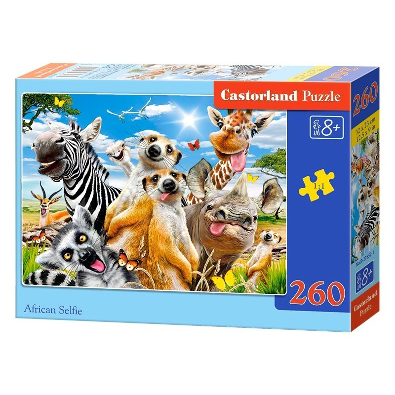 4798 Puzzle Castorland - Bláznivé zvieratká 260 dielikov