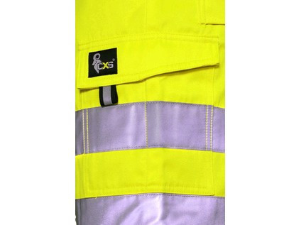 Kraťasy CXS NORWICH, výstražné, pánske, žlté, veľ. 50