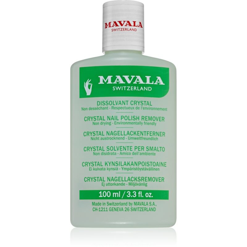 Mavala Crystal Nail Polish Remover odlakovač na nehty bez zápachu 100 ml