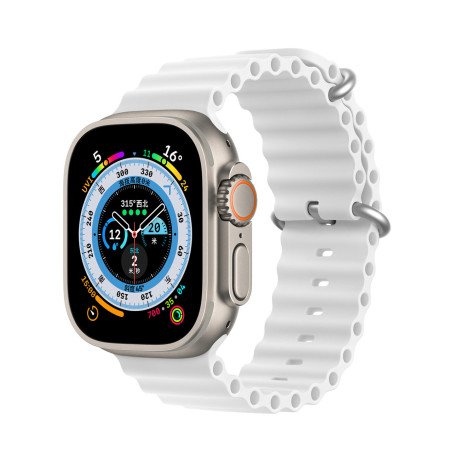 Dux Ducis Strap remienok na Apple Watch 42/44/45mm, white