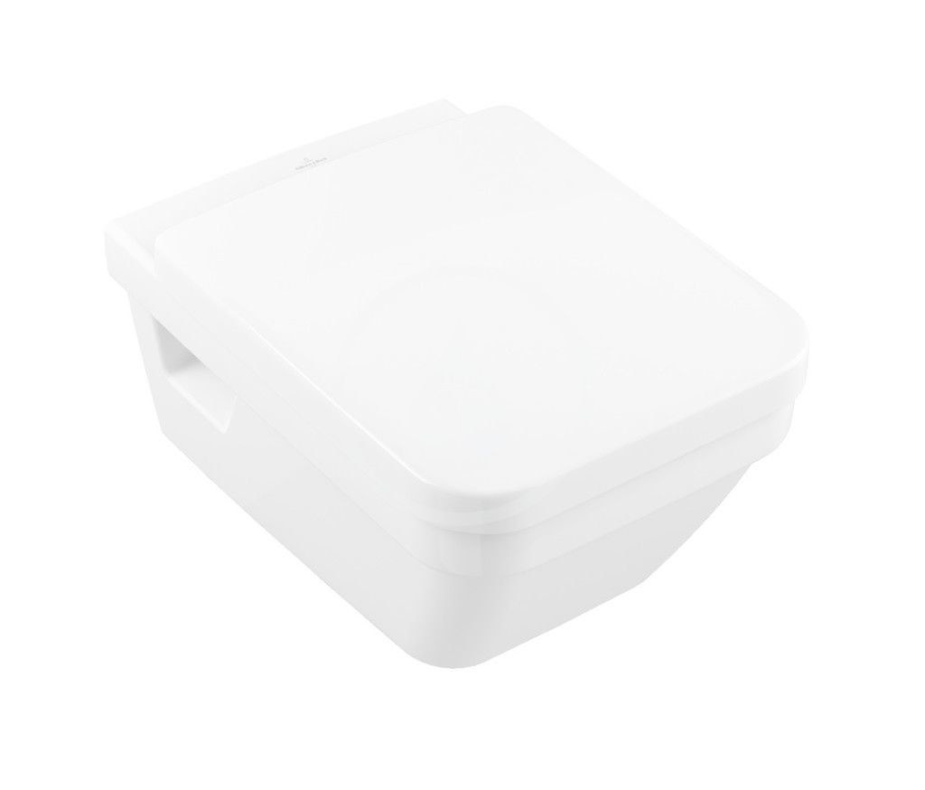 VILLEROY & BOCH - Architectura Závesné WC, zadný odpad, DirectFlush, AntiBac, CeramicPlus, alpská biela 5685R0T2