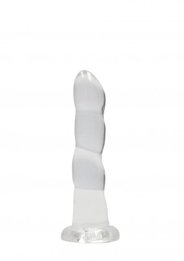 REALROCK Non Realistic dildo 18 cm - transparentné