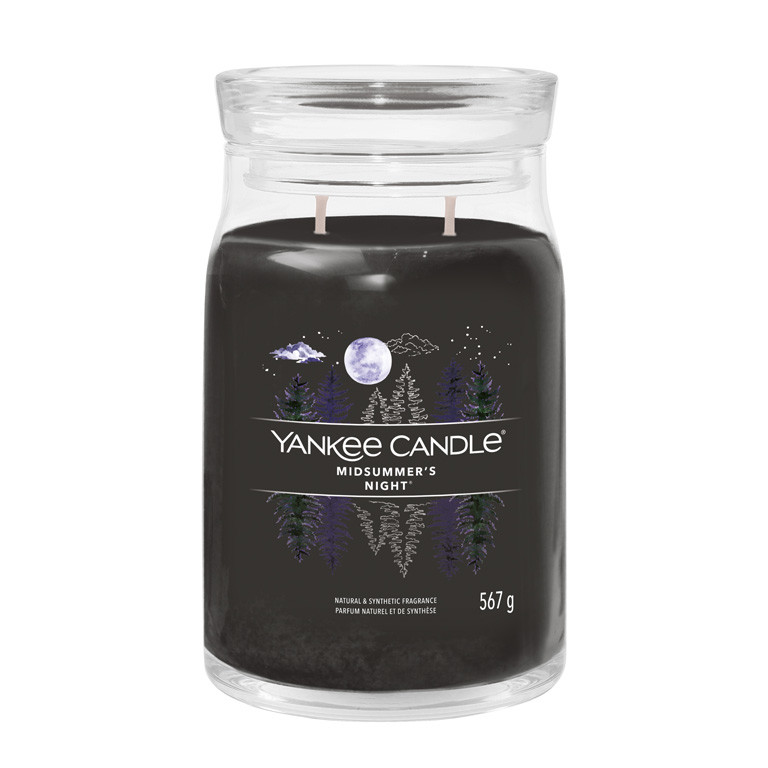 Yankee Candle Aromatická sviečka Signature sklo veľké Midsummer's Night 567 g