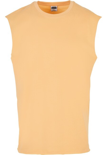 Urban Classics Open Edge Sleeveless Tee paleorange - S