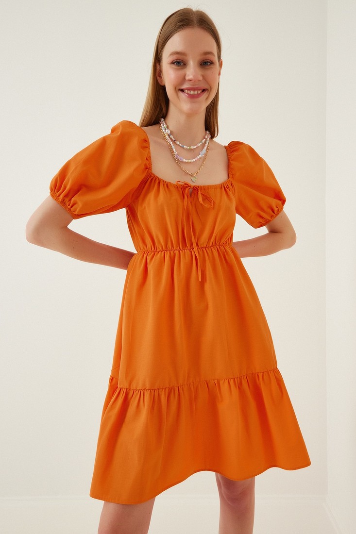 Happiness İstanbul Dress - Orange - Smock dress