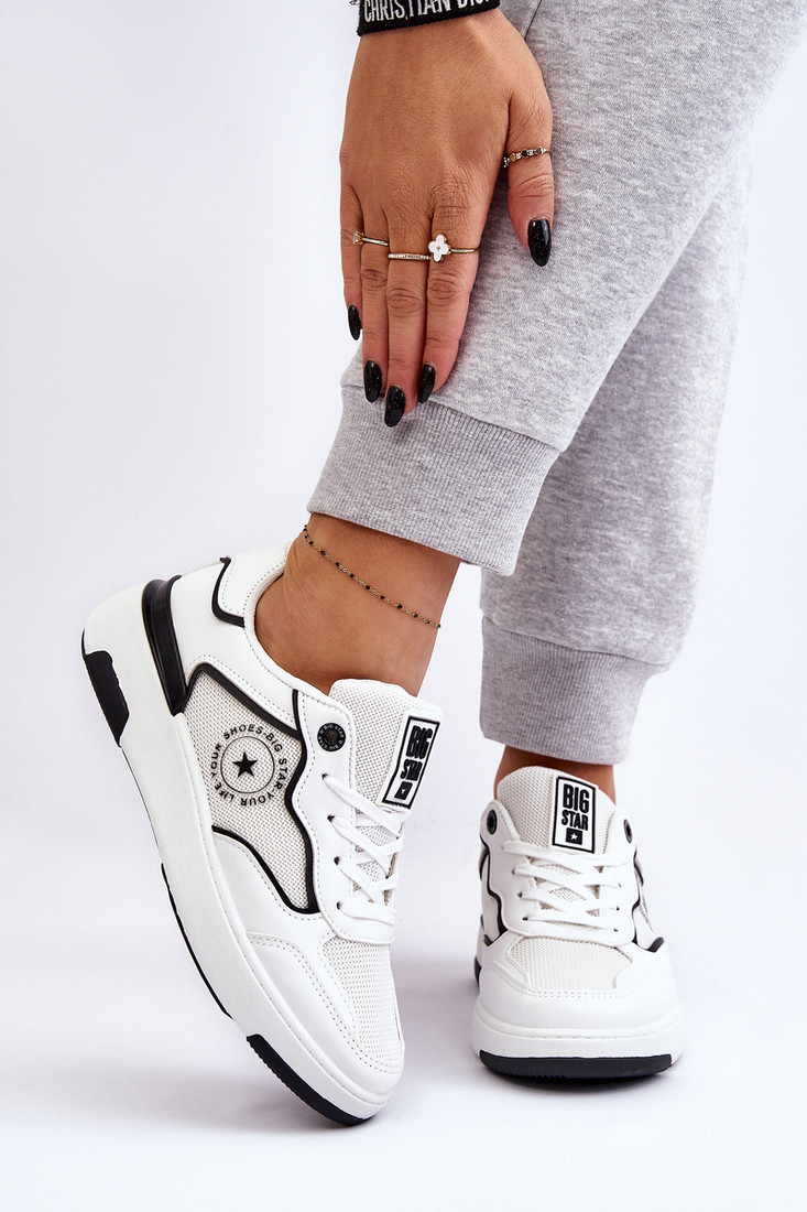 Ladies Sport Shoes Big Star LL274440 Black and White