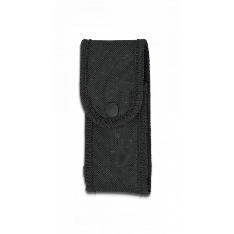 Puzdro Dingo Nylon na zatvárací nôž s cvokom 13.5x5.9 - čierne