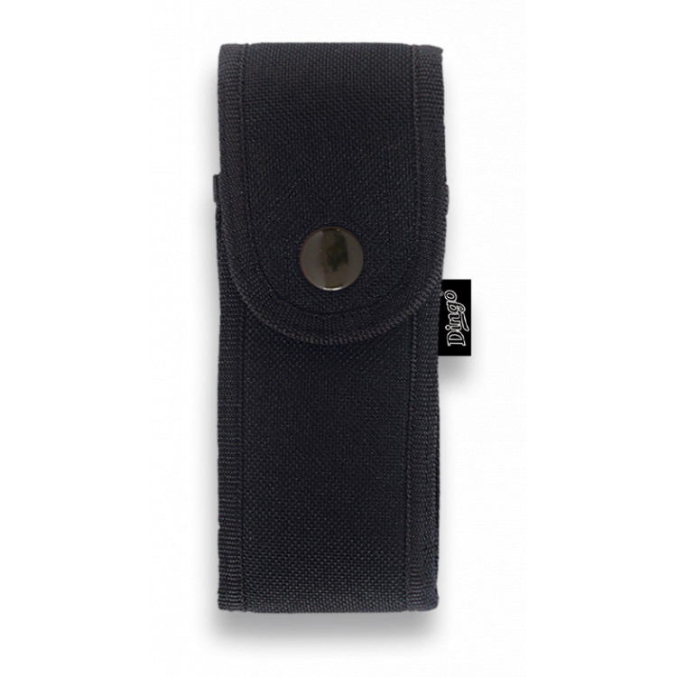 Puzdro Dingo Nylon na zatvárací nôž s cvokom 13x5.5 - čierne