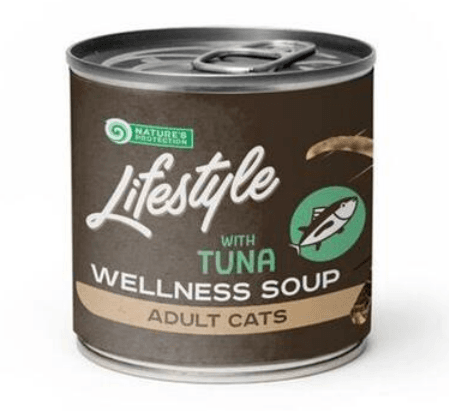 Natures P POLIEVKA cat adult Lifestyle Digestion with tuna soup 6 x 140 ml