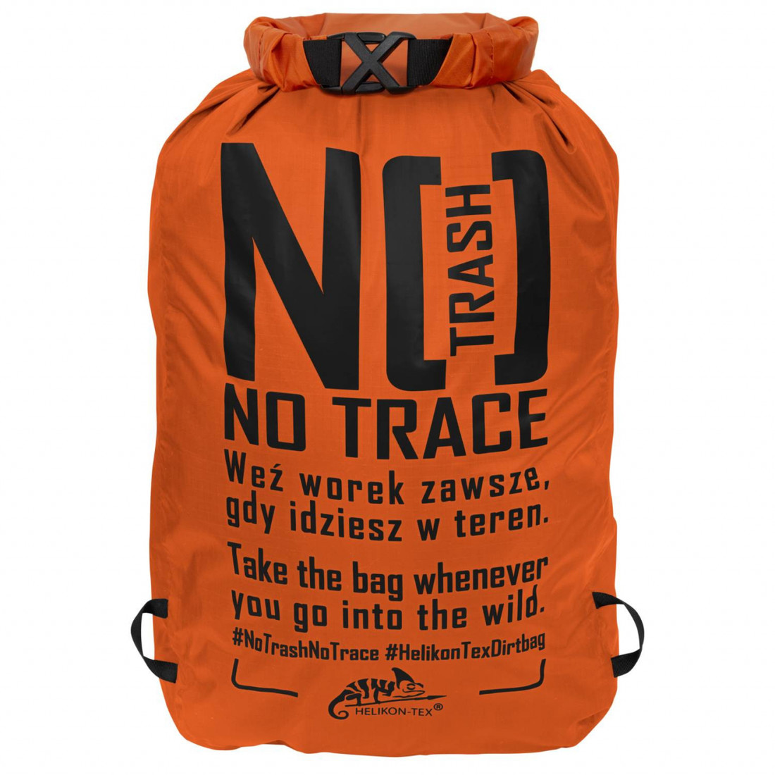 Vodeodolný vak na odpadky Helikon Dirt Bag - oranžový