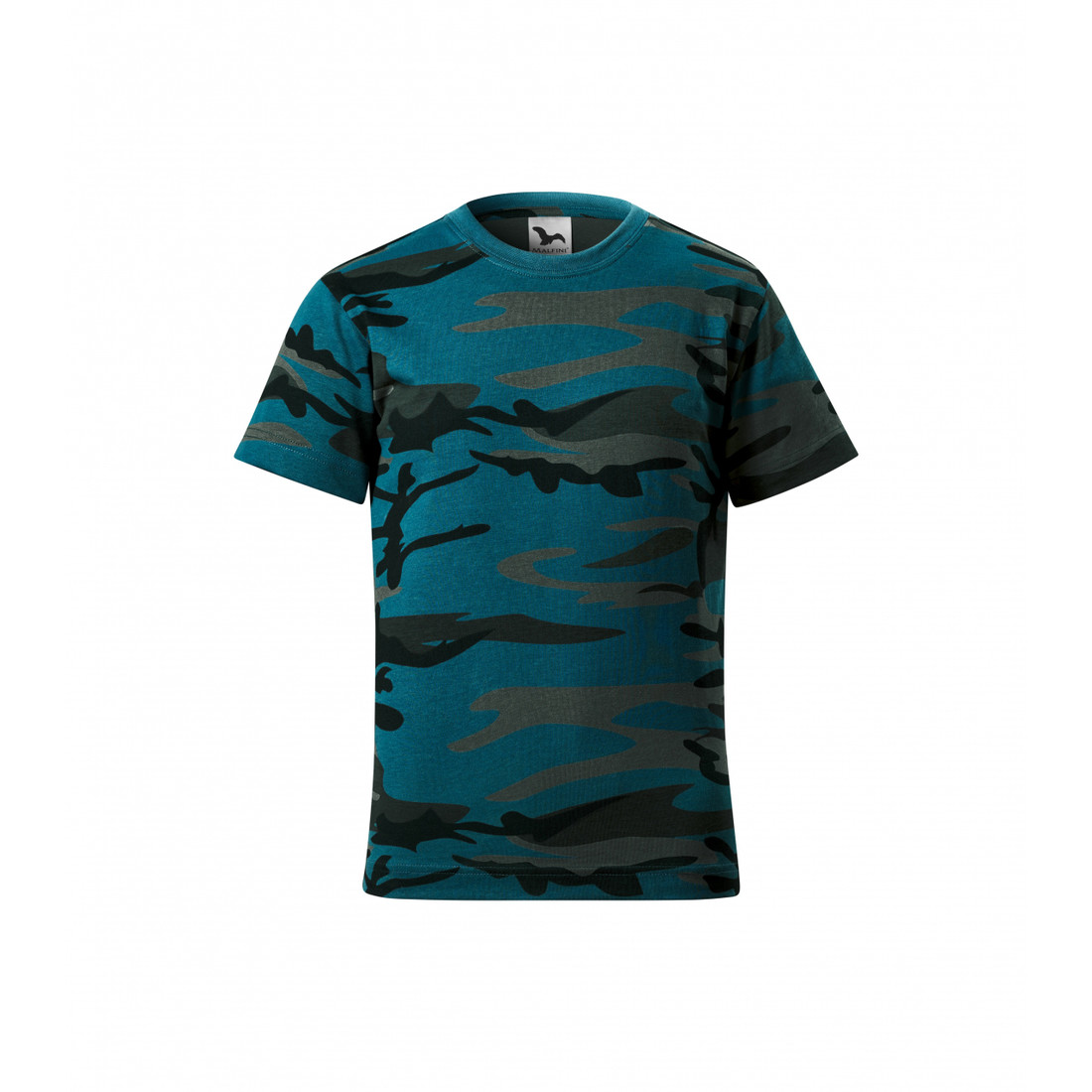 Triko detské Malfini Camo - skyblue, 146