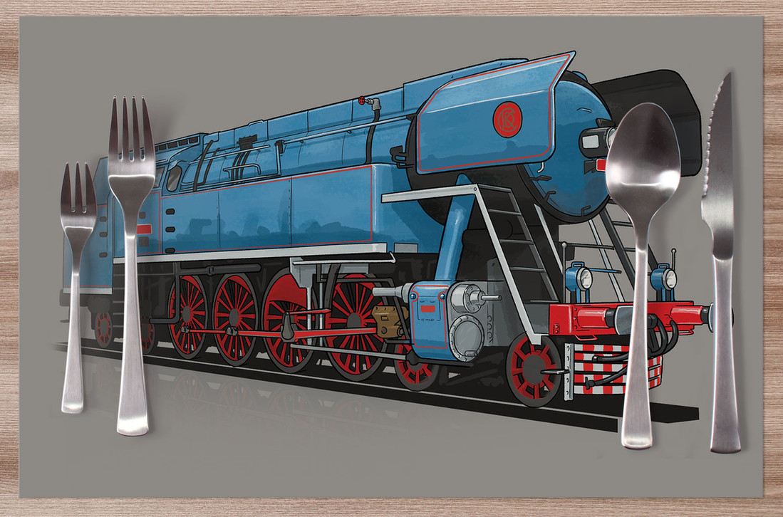 Prestieranie Parný rušeň Papagáj