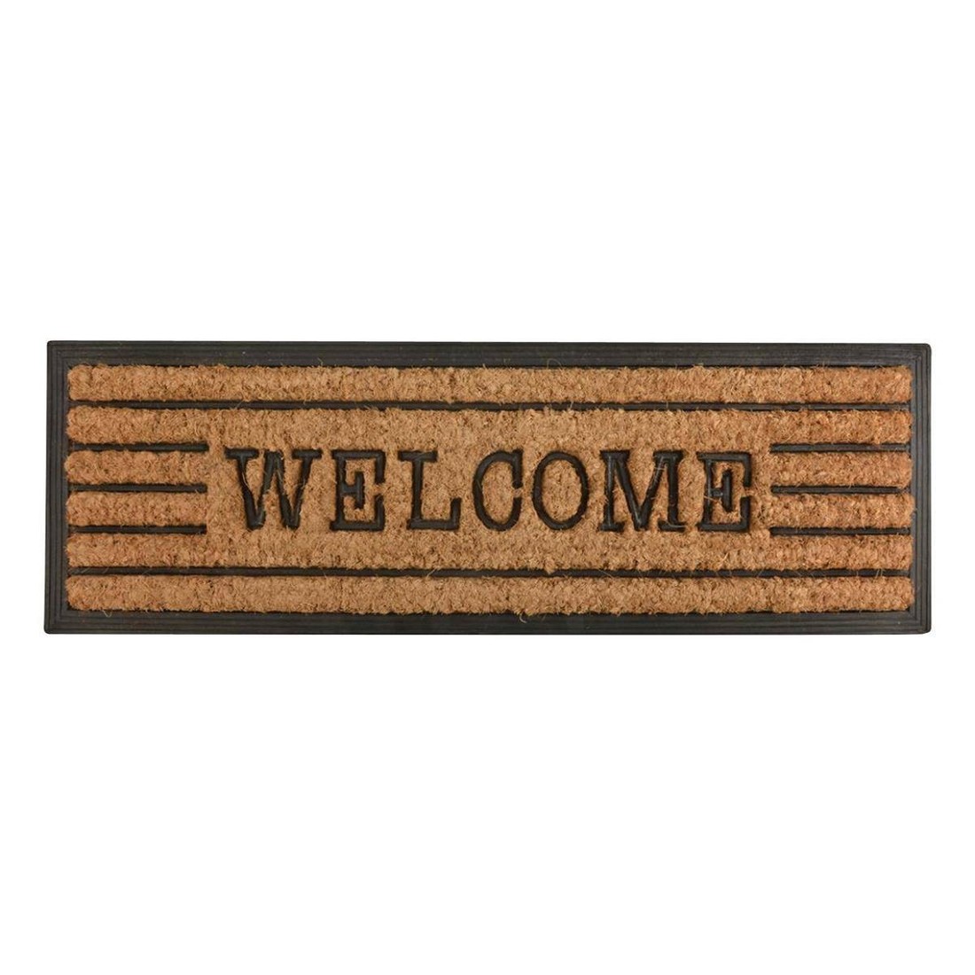 Rohožka Welcome 75 cm hnědá