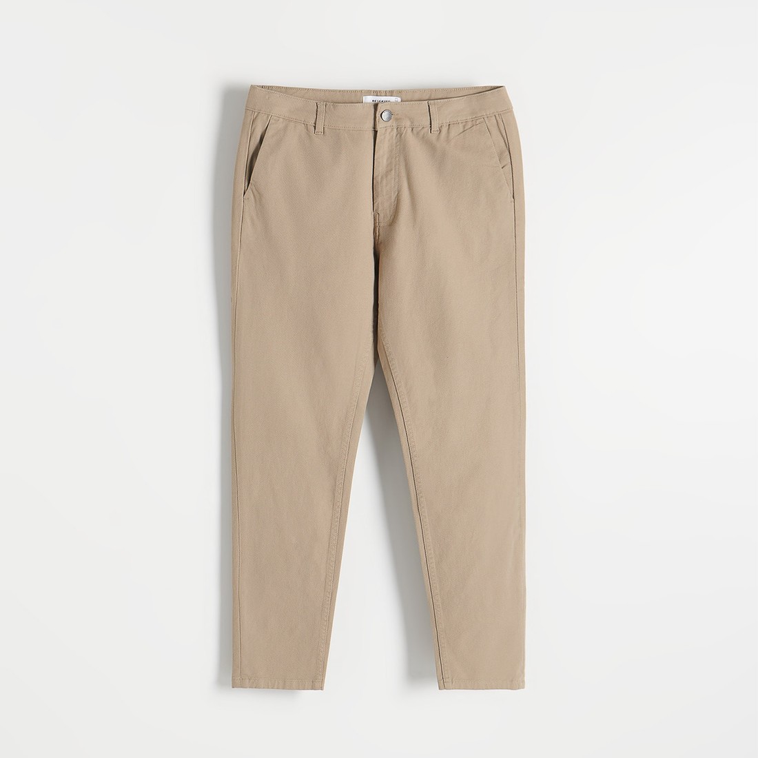 Reserved - Chino slim nohavice - Hnědá