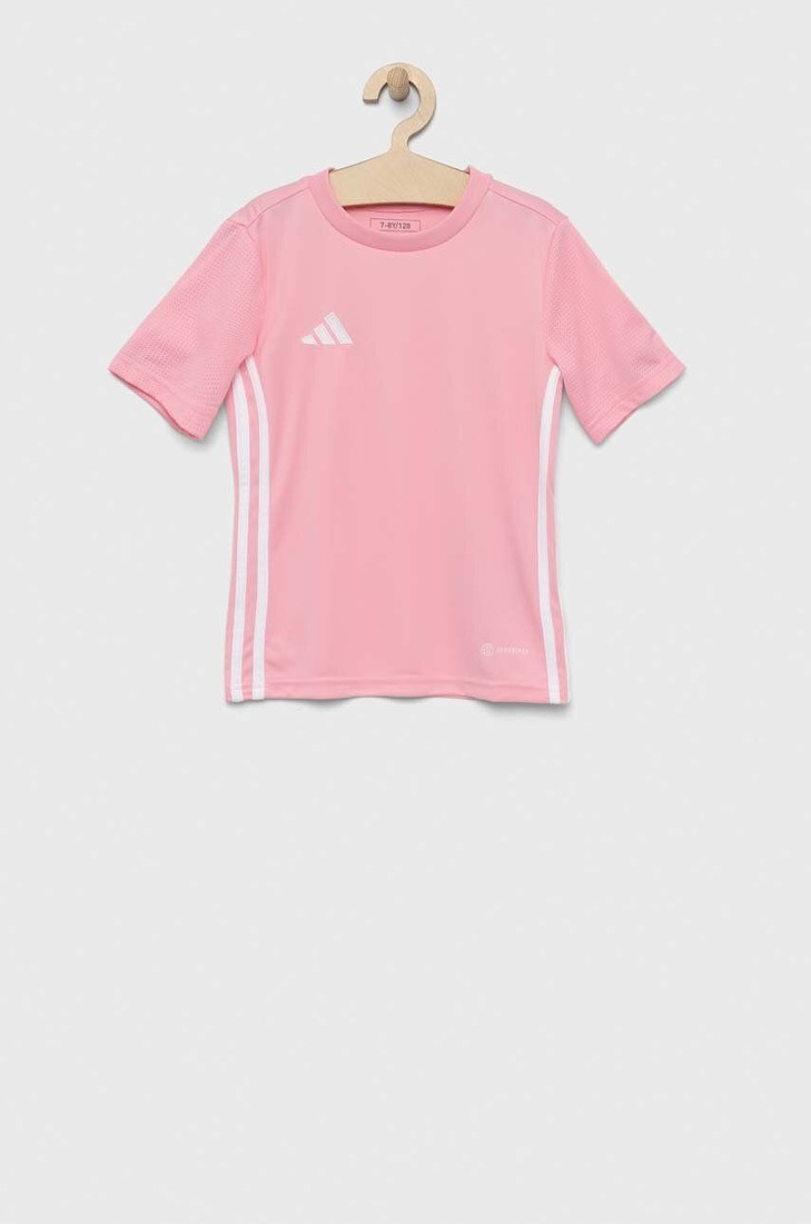 Detské tričko adidas Performance TABELA 23 JSY ružová farba, jednofarebné
