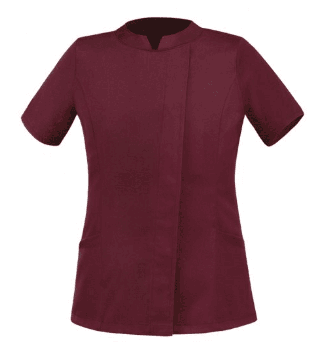 EGOCHEF Dámska zdravotnícka košeľa EGOchef Alessia - Bordová XS