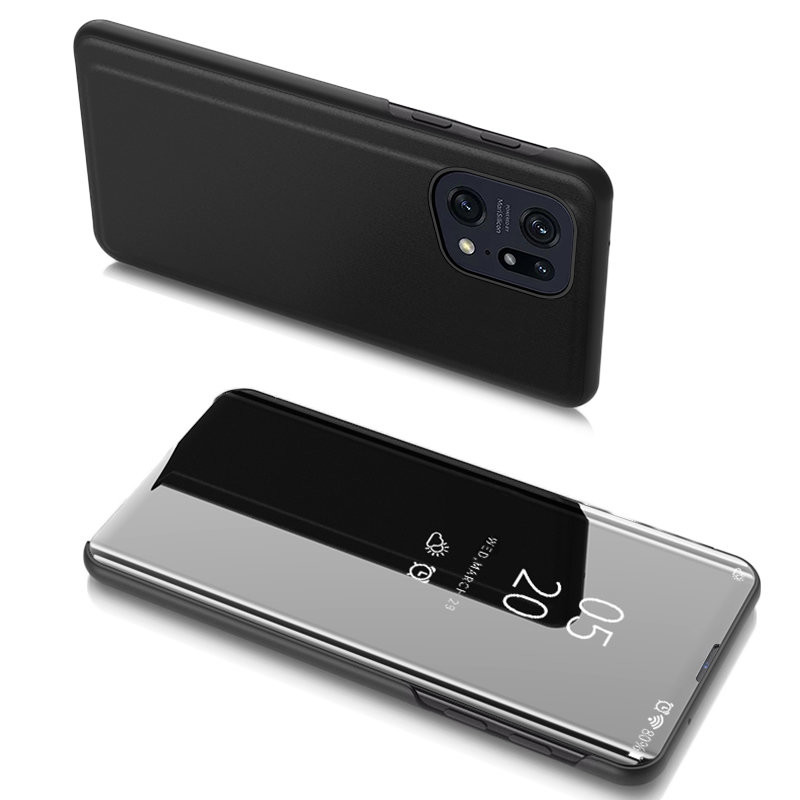 IZMAEL Oppo Find X5 Lite Puzdro Clear View  KP24437 čierna